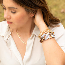 Load image into Gallery viewer, Tortoise Shell Acrylic Link Bracelet