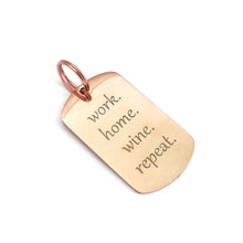 Load image into Gallery viewer, Custom Engraved ID Tag Keychain
