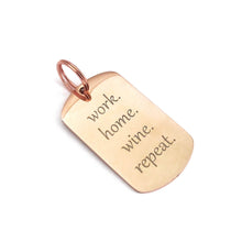 Load image into Gallery viewer, Custom Engraved ID Tag Keychain