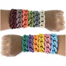 Load image into Gallery viewer, Matte Acrylic Link Bracelet