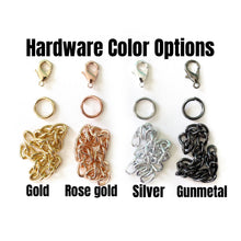 Load image into Gallery viewer, Matte Rectangle Link Necklace