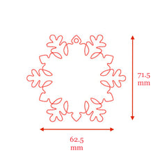 Load image into Gallery viewer, Customized Snowflake Ornament
