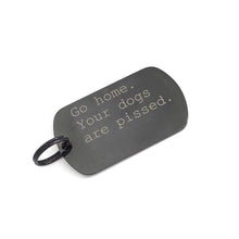 Load image into Gallery viewer, Custom Engraved ID Tag Keychain