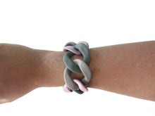Load image into Gallery viewer, Color Block Acrylic Link Bracelet