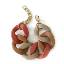 Load image into Gallery viewer, Color Block Acrylic Link Bracelet