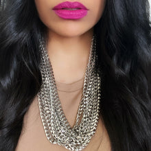 Load image into Gallery viewer, Chunky Multi-layer Cuban Link Necklace