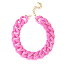 Load image into Gallery viewer, Bold & Bright Acrylic Link Necklace
