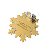 Load image into Gallery viewer, Customized Snowflake Ornament