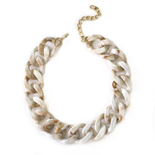 Load image into Gallery viewer, Tortoise Shell Acrylic Link Necklace