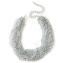 Load image into Gallery viewer, Chunky Multi-layer Oval Link Necklace