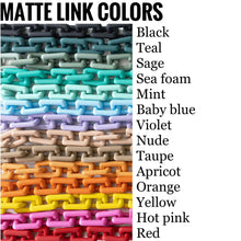 Load image into Gallery viewer, Matte Metallic Mix Geometric Link Necklace