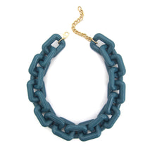 Load image into Gallery viewer, Chunky Rectangle Link Necklace