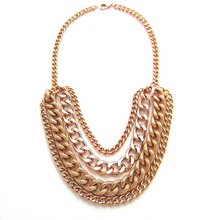 Load image into Gallery viewer, Textured Cuban Link Multi-Layer Chain