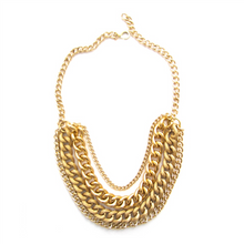 Load image into Gallery viewer, Textured Cuban Link Multi-Layer Chain