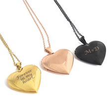 Load image into Gallery viewer, Heart Locket Necklace