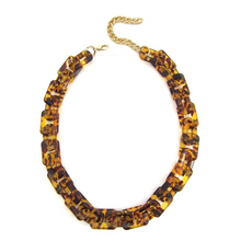 Load image into Gallery viewer, Rectangle Tortoise Shell Necklace