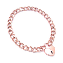 Load image into Gallery viewer, Heart Padlock Choker