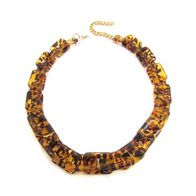 Load image into Gallery viewer, Rectangle Tortoise Shell Necklace