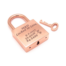 Load image into Gallery viewer, Engraved Padlock
