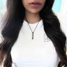 Load image into Gallery viewer, Engraved Bar Necklace