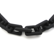 Load image into Gallery viewer, Matte Rectangle Link Necklace