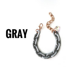 Load image into Gallery viewer, Matte Oval Link Bracelet