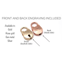 Load image into Gallery viewer, Vintage Padlock Chain