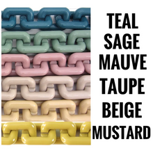 Load image into Gallery viewer, Chunky Rectangle Link Necklace