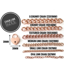 Load image into Gallery viewer, Heart Padlock Choker