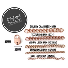 Load image into Gallery viewer, Vintage Padlock Chain