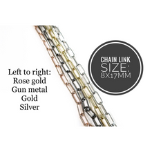 Load image into Gallery viewer, Paperclip Carabiner Chain