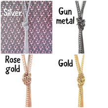 Load image into Gallery viewer, Long Knot Necklace