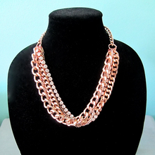 Load image into Gallery viewer, Multi-Layer Rhinestone Necklace