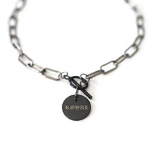 Load image into Gallery viewer, Engraved Coin Paper Clip Necklace
