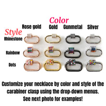 Load image into Gallery viewer, Multi-layer Carabiner Necklace
