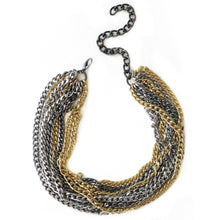 Load image into Gallery viewer, Chunky Mixed Multi-layer Cuban Link Necklace
