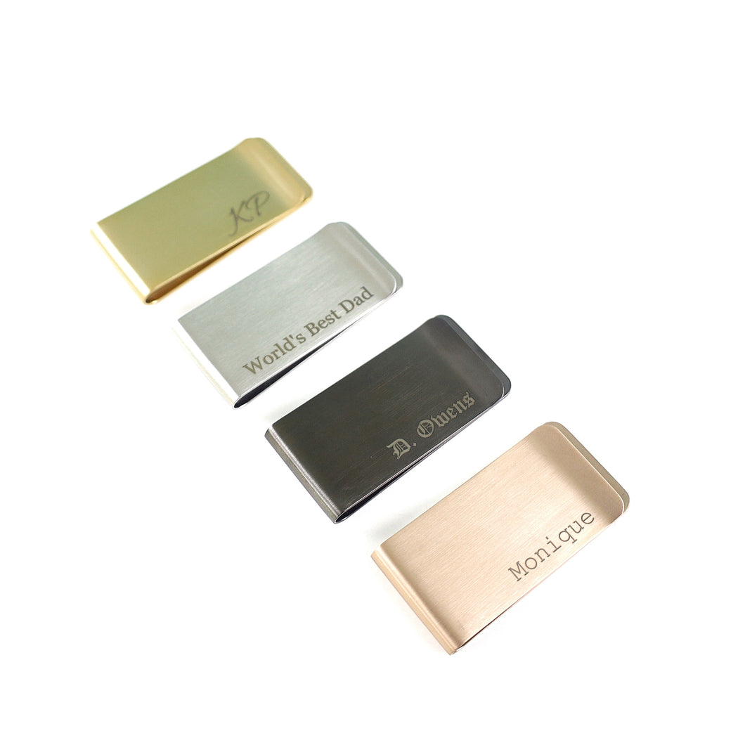 Custom Engraved Money Clip