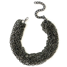 Load image into Gallery viewer, Chunky Multi-layer Oval Link Necklace
