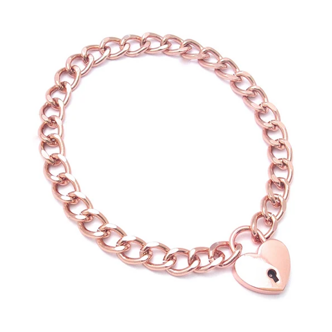 Heart Padlock Choker