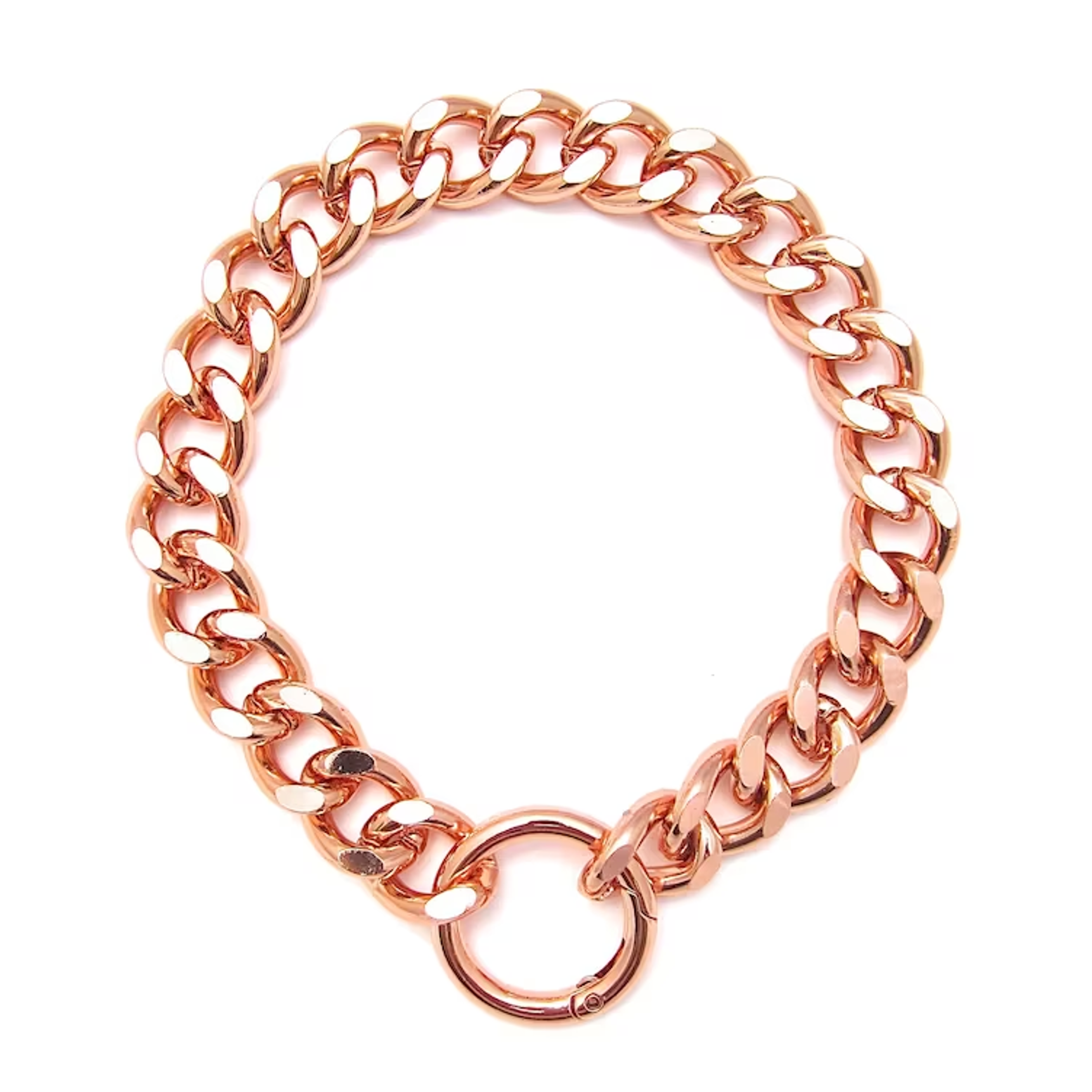 Cuban Link O-Ring Choker – beneathmyveildesigns
