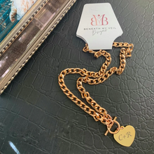 Load image into Gallery viewer, Heart Pendant Chain

