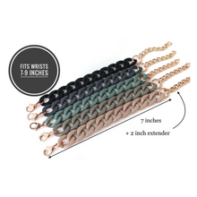 Load image into Gallery viewer, Matte Resin Link Bracelet
